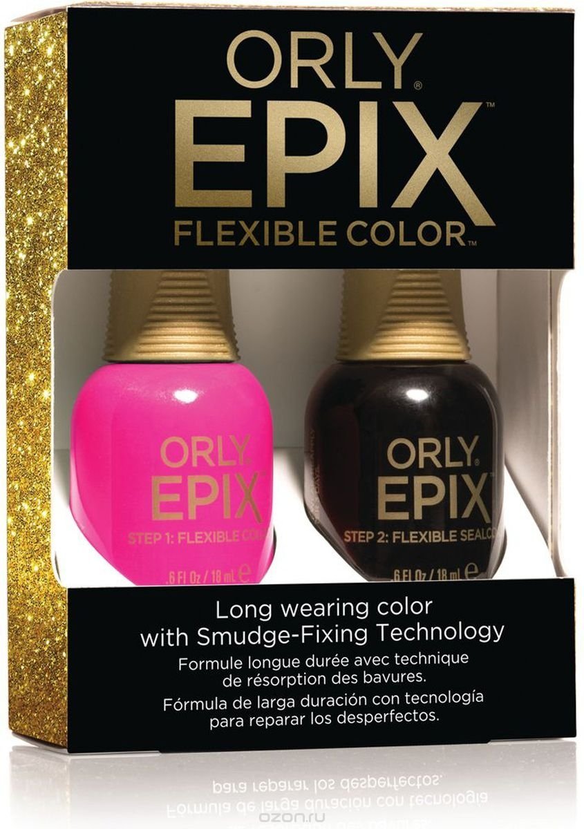 Подарочные наборы гелей и лаков:  Эластичное цветное покрытие для ногтей ORLY EPIX - Набор The Industry (24800 и 29910) (18 мл, 2 шт)