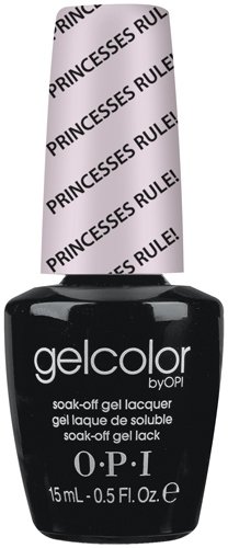 Гель-лаки для ногтей:  OPI -  GELCOLOR гель-лак GCR44 Princesses Rule (15 мл)