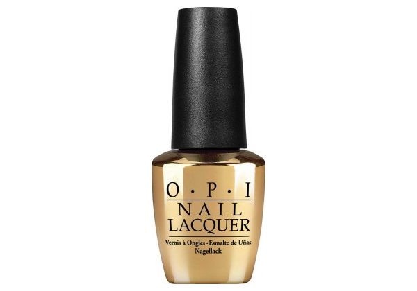 Лаки для ногтей:  OPI -  Лак для ногтей OPI Gwen Stefani Holiday HRF19 Don’t Speak Pure 18K Gold Top Coat