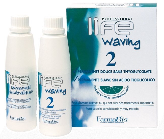Средства для химической завивки волос:  FarmaVita -  Завивка FarmaVita Life Waving 2 (110 мл + 110 мл)