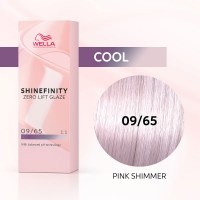 Профессиональные краски для волос:  Wella Professionals -   SHINEFINITY. ЦВЕТНОЕ ГЛАЗИРОВАНИЕ 09/65 Розовое сияние (60 мл)