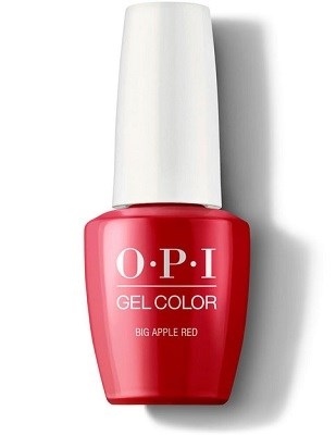 Гель-лаки для ногтей:  OPI -  GELCOLOR гель-лак GCN25 Big Apple Red (15 мл)