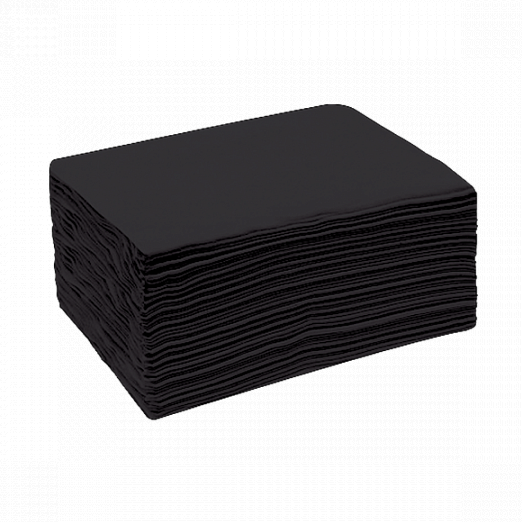 Антисептики, салфетки и перчатки:  One Touch -  Полотенце спанлейс Эконом черный 35х70 см (50 шт/уп) (поштучно) One Touch