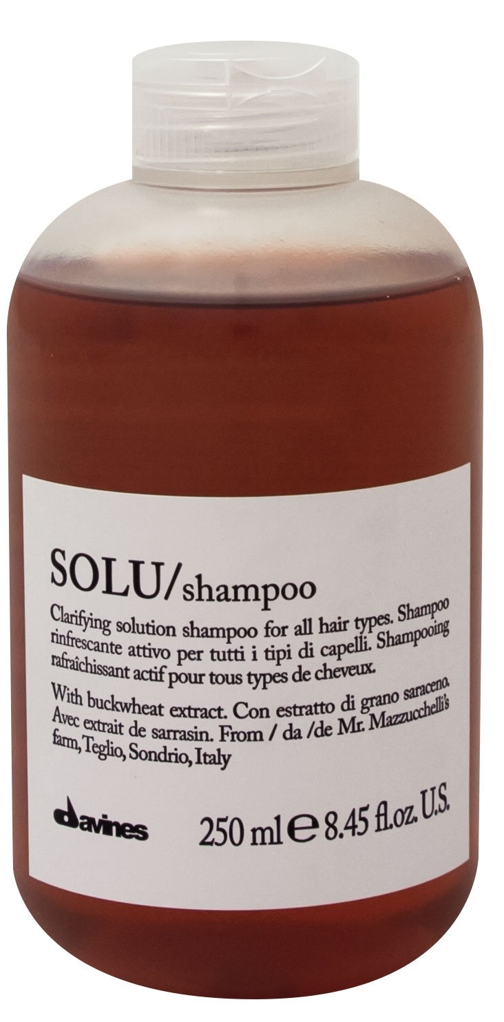 Шампуни для волос:  Davines -  Шампунь активно освежающий для глубокого очищения волос SOLU (250 мл)