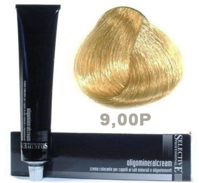Профессиональные краски для волос:  SELECTIVE PROFESSIONAL -  Крем-краска Oligomineralcream 9.00 P очень светлый блондин плюс  (100 мл)
